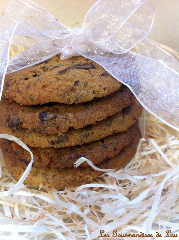 Cookies sablés chocolat noisettes