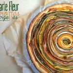 Tarte fleur carottes – courgettes