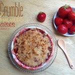 Crumble pommes fraises