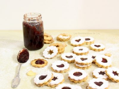 Spitzbuebe : Sablés de Noël Alsaciens à la confiture