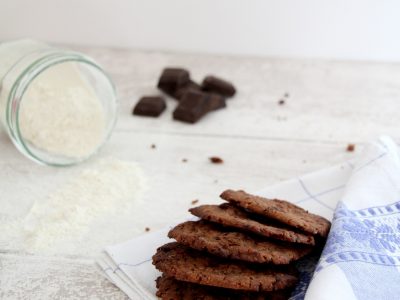 Sables au chocolat et a la fleur de sel