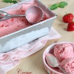 Crème glacée à la fraise (sans sorbetière)