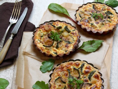 Tartelettes courgette noix de Saint Jacques