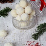 Truffes chocolat blanc – noix de coco