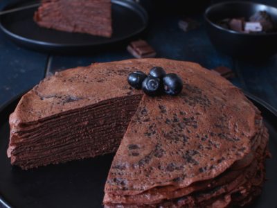 gateau de crepes au chocolat intense