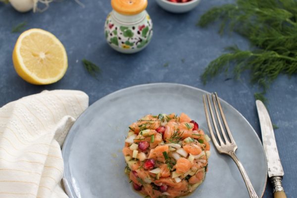 tartare de saumon granny smith