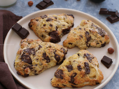 scones chocolat noisette pomme