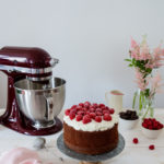 Gâteau moelleux chocolat framboises