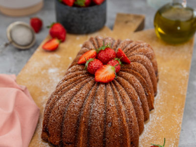 bundt cake fraise huile d olive