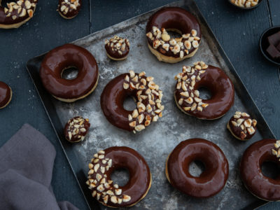 donuts au four chocolat noisette