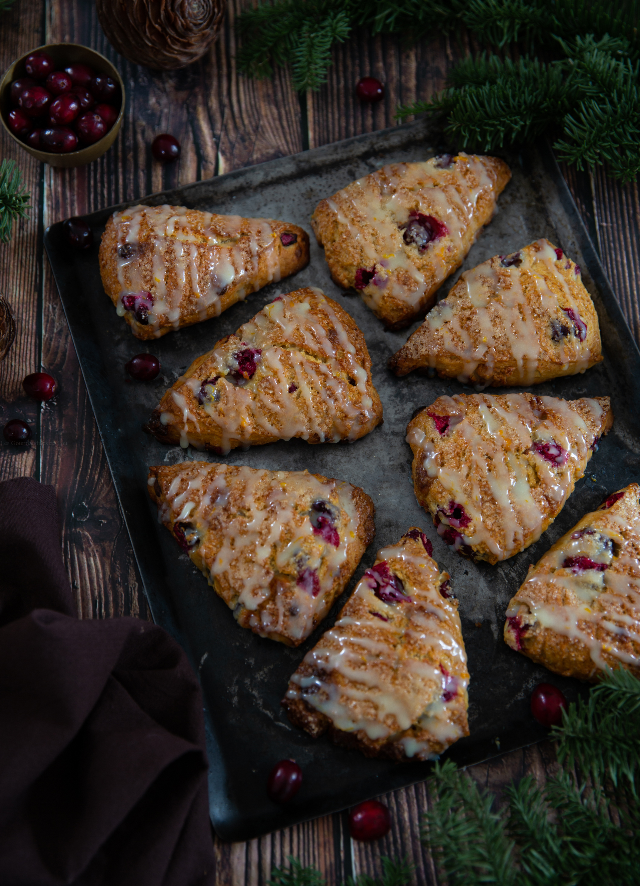 scones cranberries chocolat blanc