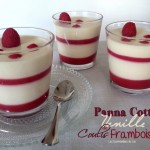 Panna cotta vanille – coulis de framboises