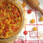 Tarte aux tomates cerises et comté