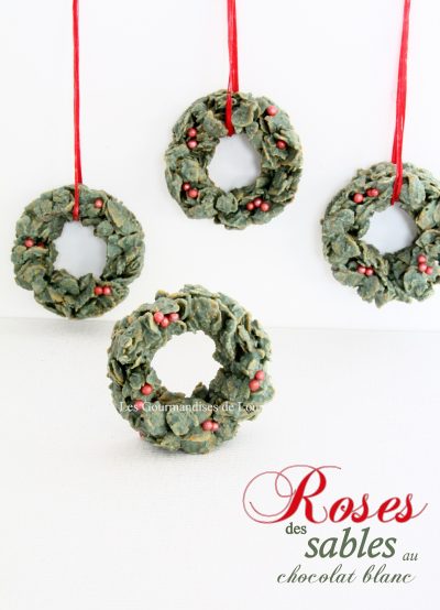 roses des sables au chocolat blanc