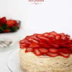 Gâteau de crêpes aux fraises