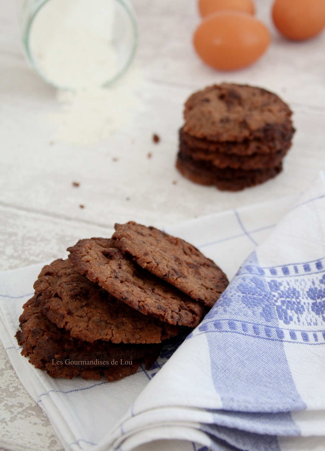 Sables au chocolat et a la fleur de sel