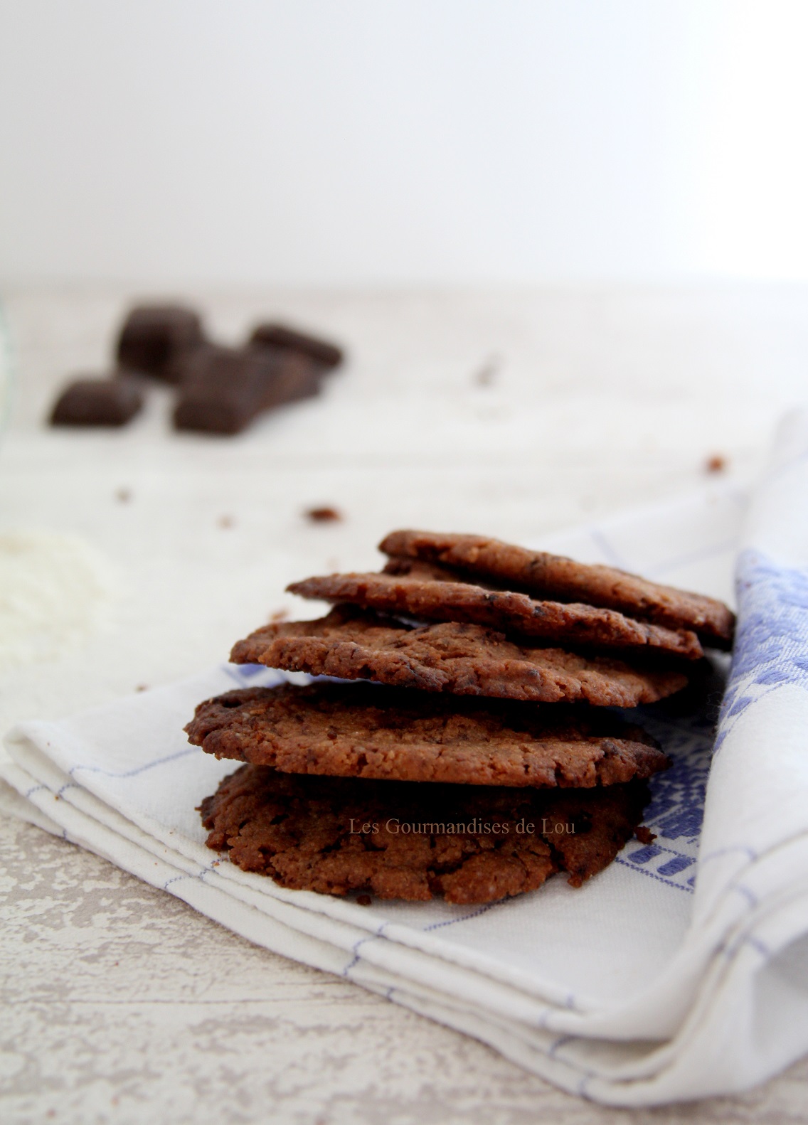 Sables au chocolat et a la fleur de sel