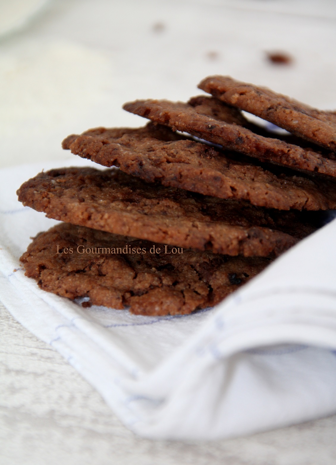 Sables au chocolat et a la fleur de sel