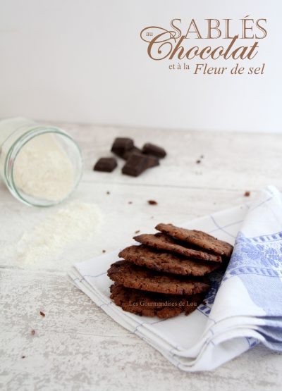 Sables au chocolat et a la fleur de sel