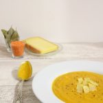 Velouté carottes – lentilles corail