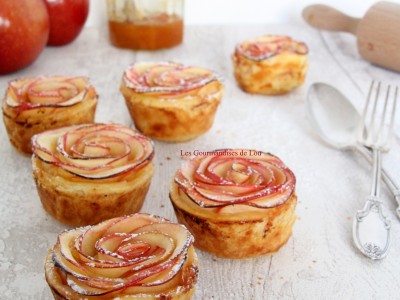 Tartelettes roses de pommes