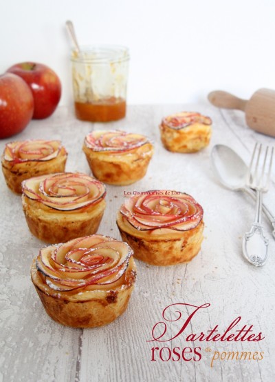 Tartelettes roses de pommes