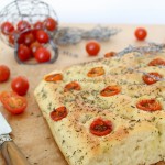 Focaccia tomates cerises & thym