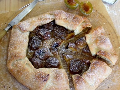 Tarte rustique aux prunes