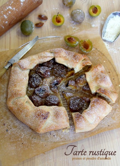 Tarte rustique aux prunes