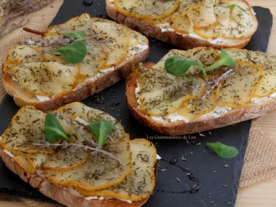 bruschetta-chevre-poire-thym