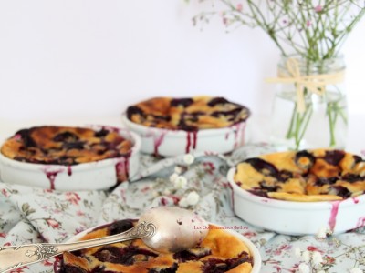 Clafoutis citron - myrtille