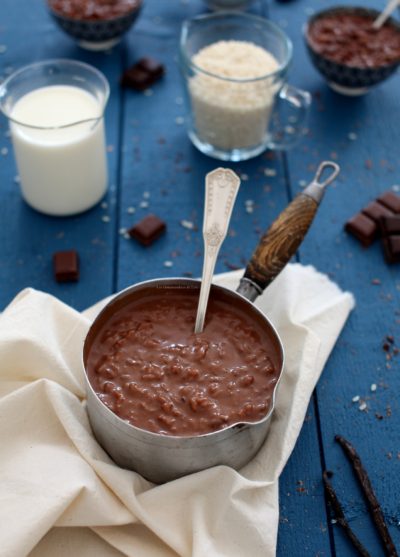 riz au lait au chocolat