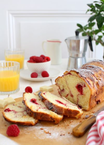 brioche framboise chocolat blanc