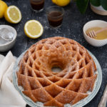 Bundt cake citron, miel, mascarpone