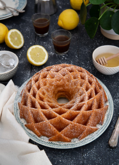 bundt cake citron miel mascarpone