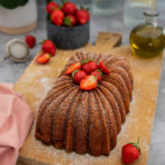 Bundt cake fraise, huile d’olive