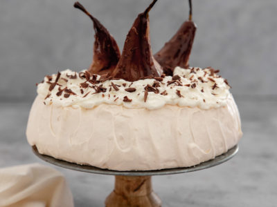 Pavlova poire chocolat