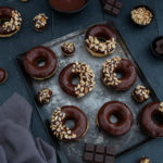 Donuts au four chocolat noisette